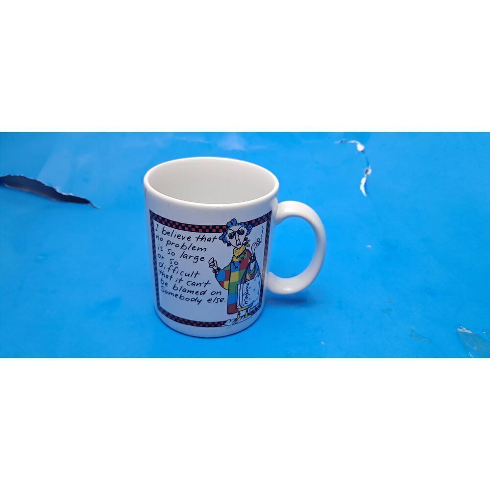 Maxine Hallmark Shoebox Greetings Retired Coffee Mug No Problem  Funny